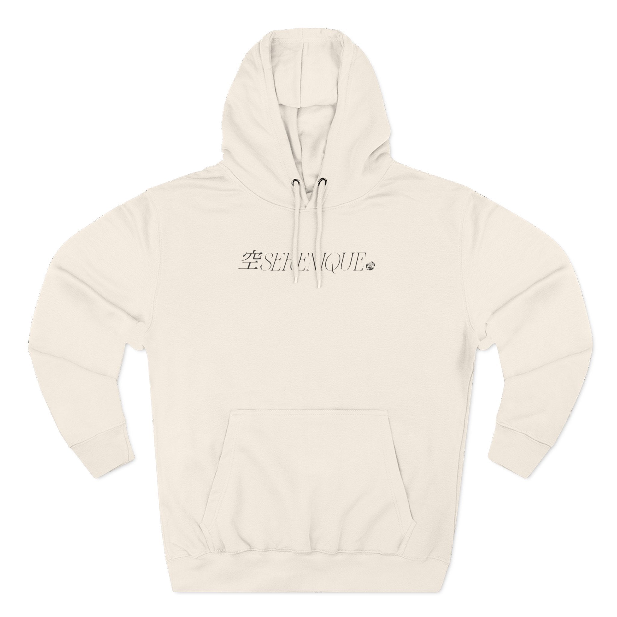 Hoodie - Japanese Floral Inspirational Three-Panel Fleece