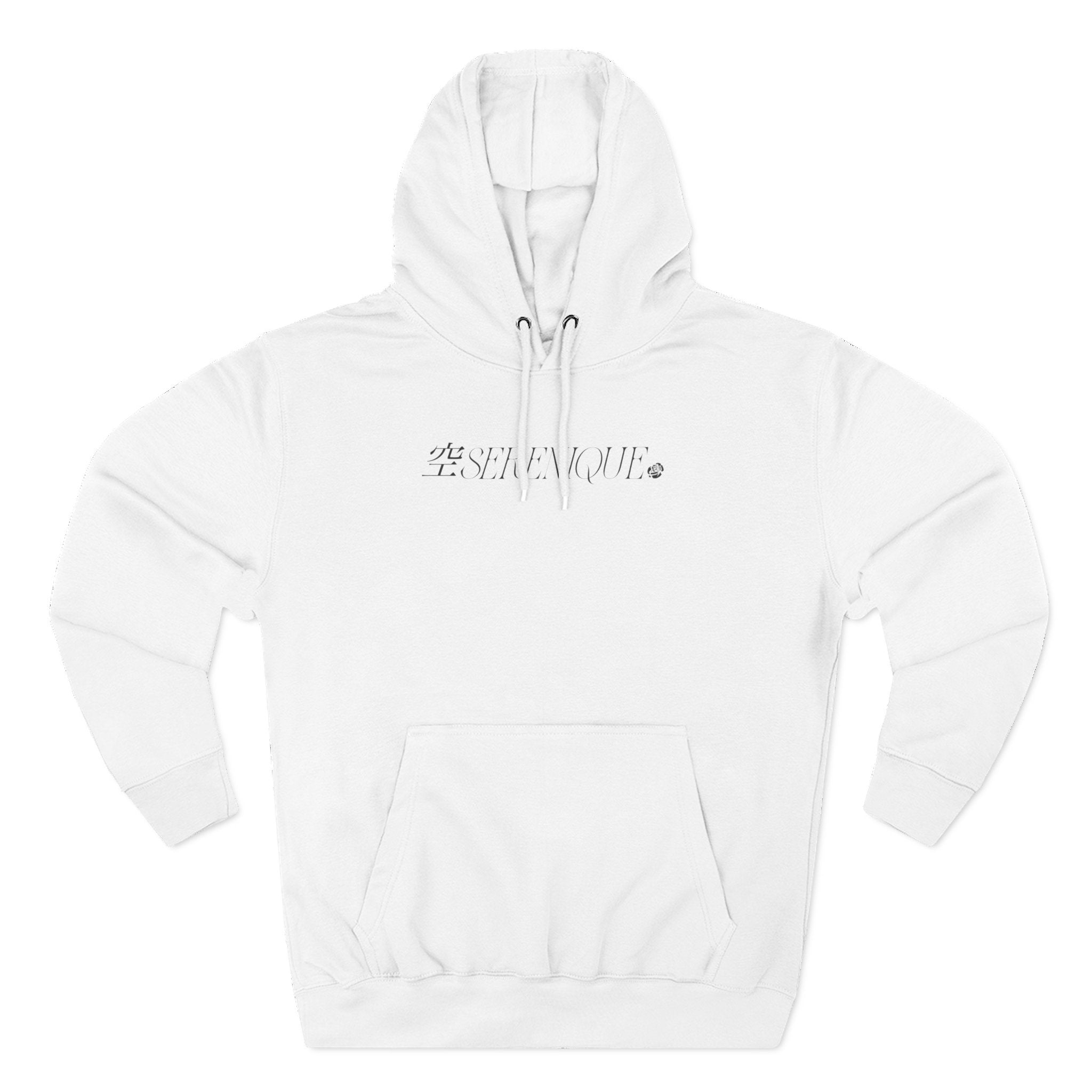 Hoodie - Japanese Floral Inspirational Three-Panel Fleece